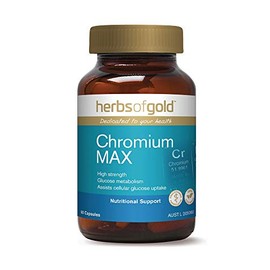 Herbs of Gold Chromium Max 60 Capsules, 60 count
