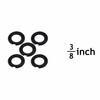 12 sets of 3/8" Impact Retaining Ring,Square Drive Socket Retainer