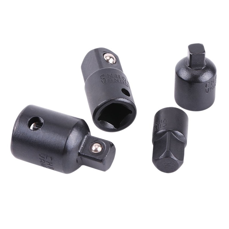 4 Piece Socket Screwdriver Converter Set 1/2 Inch, 3/8 Inch,