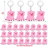 CiciBear 24 Pack Pink Pig Keychains Party Decoration for Guests,