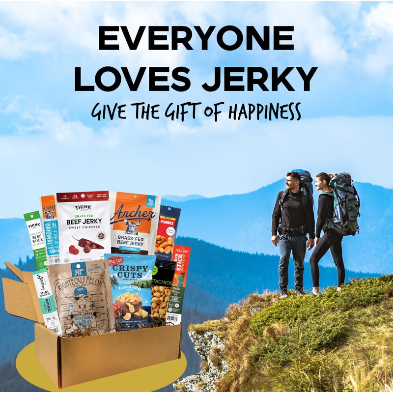 Macho Man Snack Pack Jerky Gift Box - High Protein