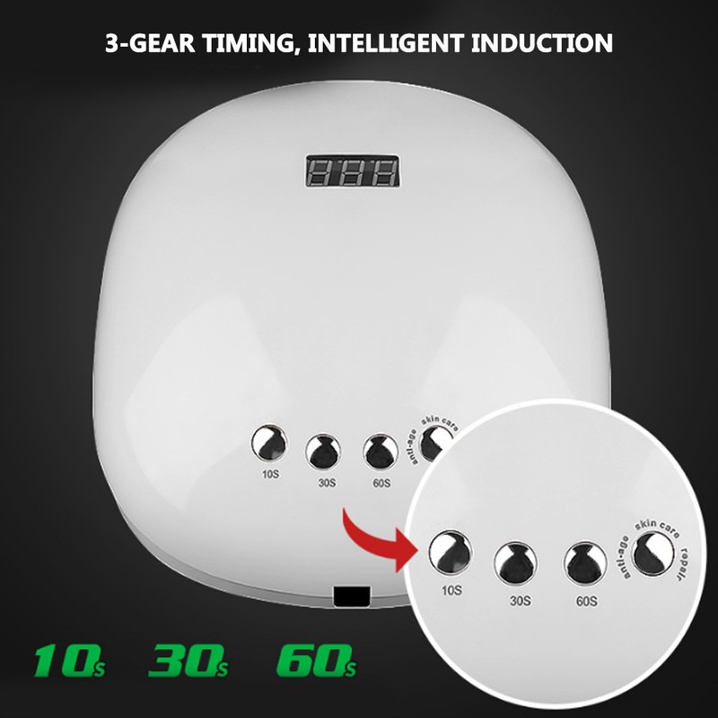 48W UV/LED Nail Lamp Nail Gel Polish Dryer Quick Drying