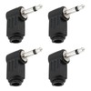 Create idea 4 x 3.5mm Mono Jack Plug 90 Degree