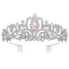 Crystal Tiara Crown Headband Princess Elegant Crown with combs for