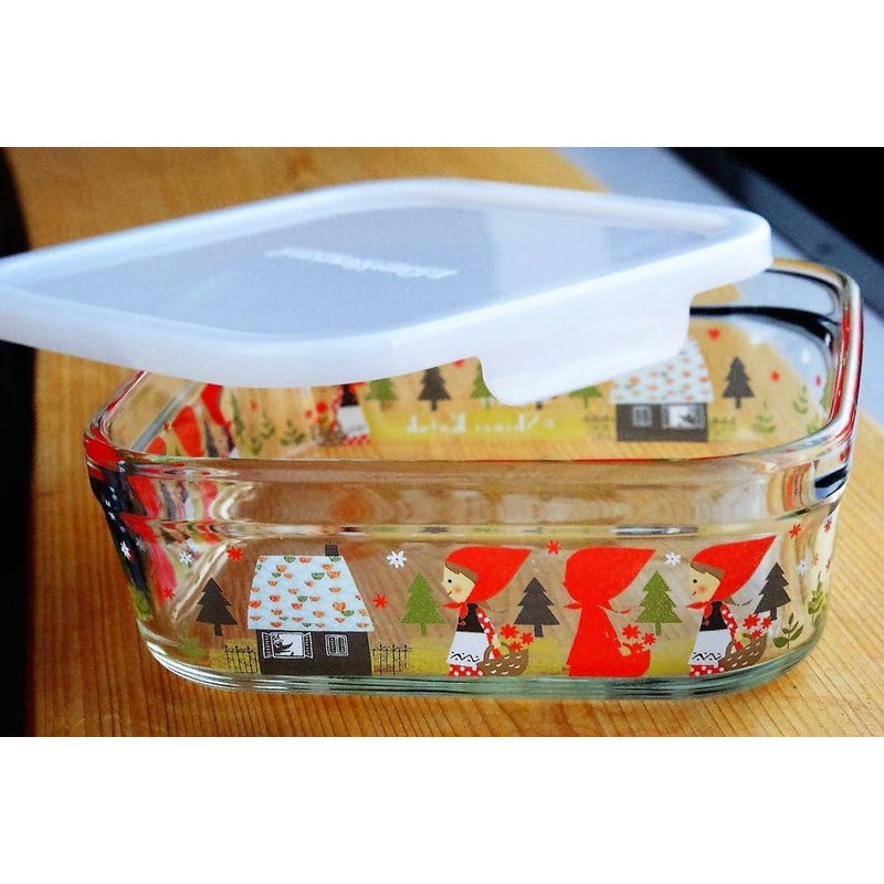 iwaki B3247-SNA1 Pack & Range Heat-Resistant Glass Storage Container, Shinzi