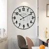 Large Old Town Farmhouse Wall Clock – 24 Inches Rustic
