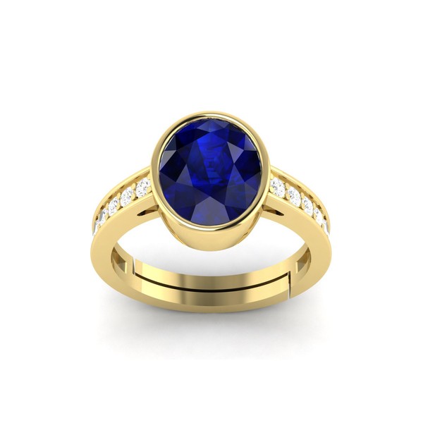 LMDPRAJAPATIS 3.25 Carat 6X8 MM Oval Blue Sapphire Birthstone 22