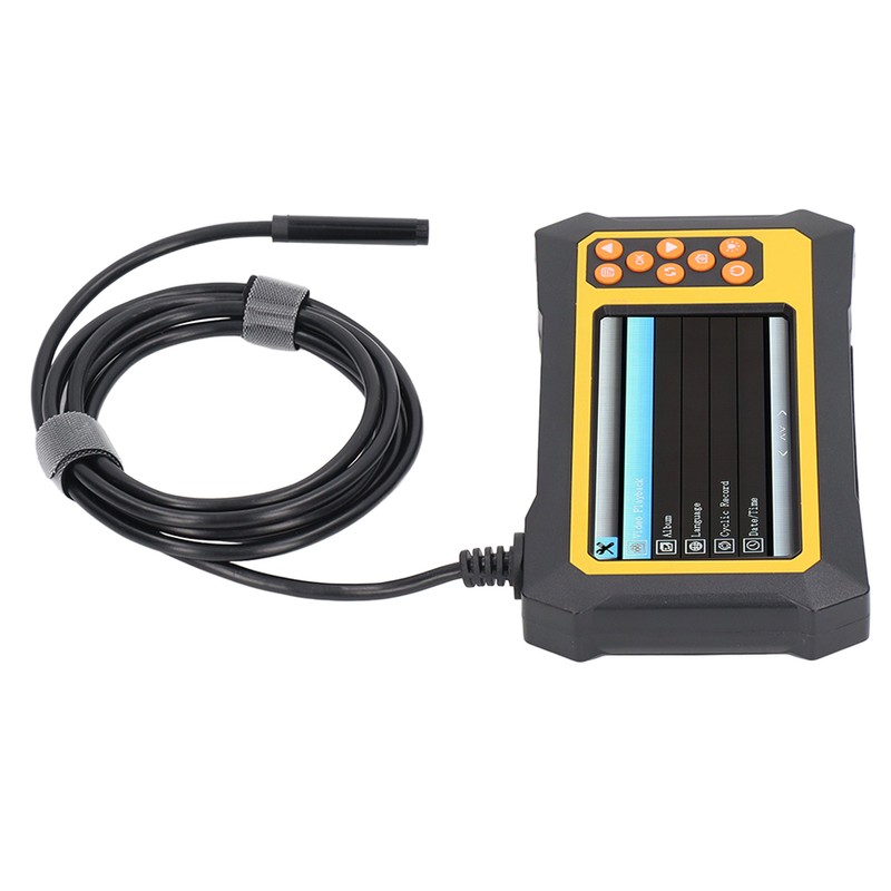 Endoscope 8mm Lens 4.3in LCD Screen Borescope Camera IP67 Waterproof