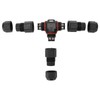 2 Pcs Tee Wire Connectors IP68 Waterproof 2 Pin 3