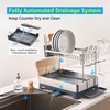 SUNLY Large Dish Drying Rack, Multipurpose 2 Tier Dish Racks