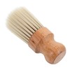 IWOWHERO Ergonomic Wooden Hair Brush Barber Neck Duster Brush Hair