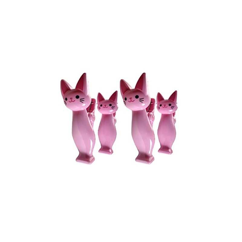 C&H Solutions 2 Set (4 Ct) Pink Cat Beach Towel