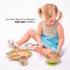 Refresh-A-Baby Stackable 4 Pc Feeding Set - Eco-Friendly Bowl Cup