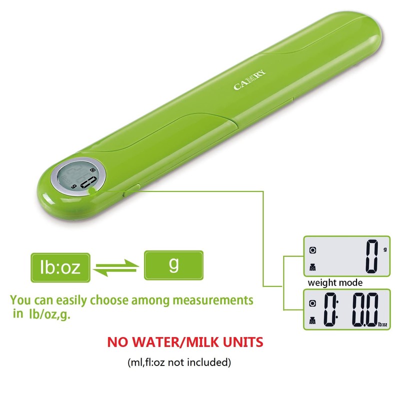 Kitchen Scale, CAMRY Digital Folding Food Scales for Travel Motorhome,