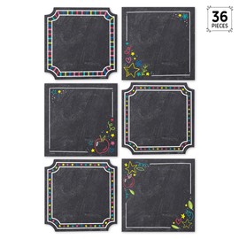 CTP Chalk It Up! Colorful Chalk Cards 6" Cut-Outs Classroom Accents (Creative Teaching Press 10884)