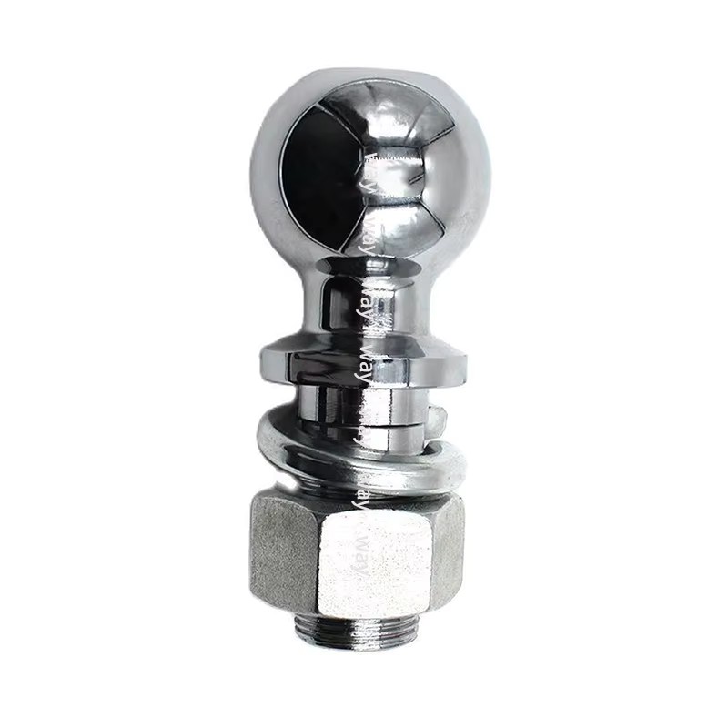 Chrome-Plated 50mm Trailer Hitch Tow Ball, Hot-Forged Steel, 3,500 lb