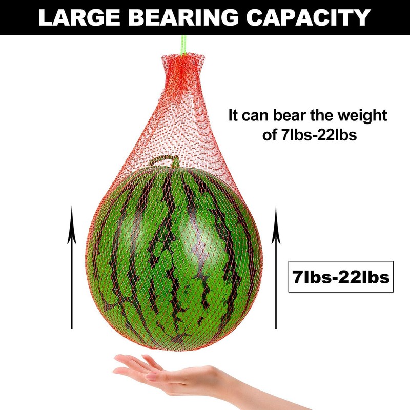 Melon Hammock Watermelon Nets, 18inch 100pcs Heavy Duty Watermelon Net