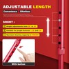 BigAlex Folding Walking Cane with LED Light,Pivoting Quad Base,Adjustable Walking