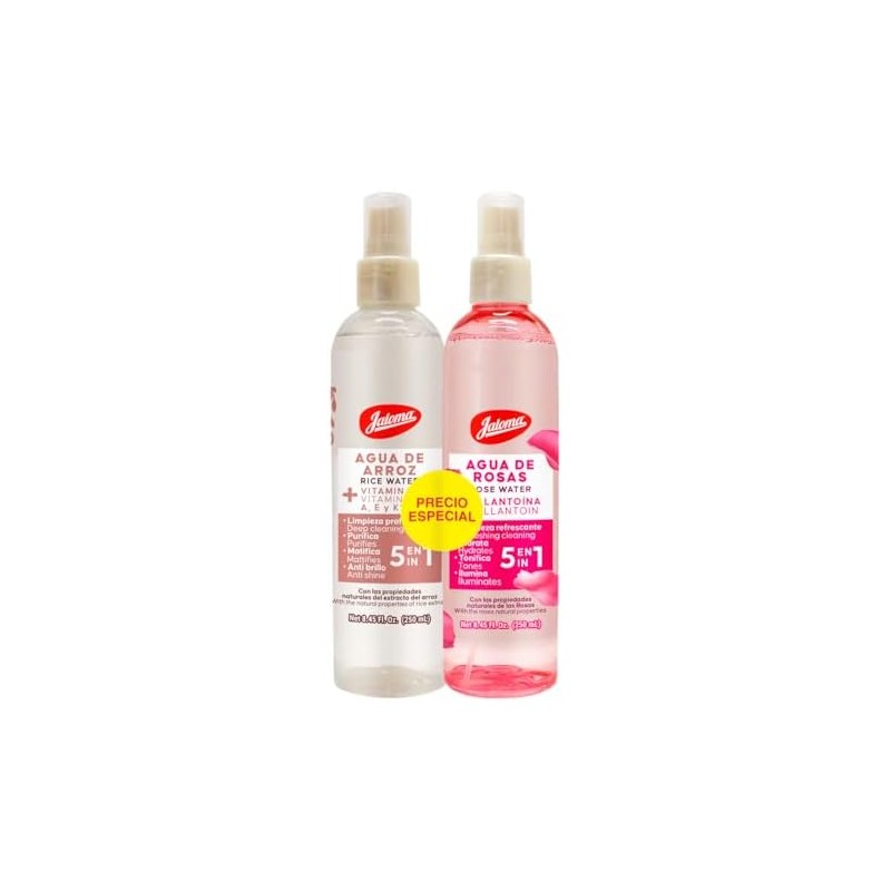 Jaloma Duo Pack Agua de Rosas 250 ml y Agua