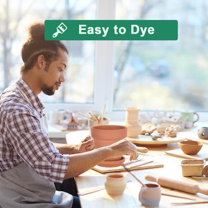 6 Inch Clay Pot for Plant with Saucer - 4