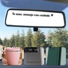 3pz Adesivi per Specchietto Retrovisore Te Amo Maneja Con Cuidado,