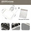 yikinb Movable Kitchen Sink Strainer, Large Opening Sink Strainer,Collapsible Rag