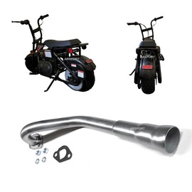 ARSPORT Center Exhaust Header 3 stage for Storm 200 Minibike, USA Made!