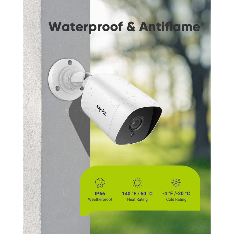 SANNCE Special Design 30M/100 Feet BNC Video Power Cable For