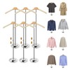 DigDozer Adjustable Shirt Display Stand 6Pcs, 20-35 Inch Height Tshirt