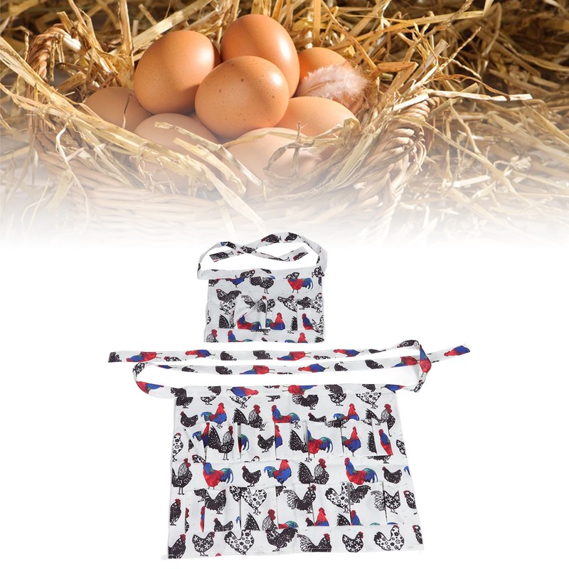 2Pcs Eggs Apron Eggs Collecting Gathering Holding Apron for Chicken