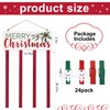 NEWLIGHTURE Christmas Card Holder Wall Display Merry Christmas Wooden Hanging