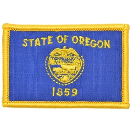 Oregon State Flag - 2x3 Patch - Full Color