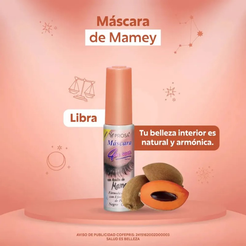 Rímel Máscara De Pestañas 4 En 1 Prosa Diferentes Cepillos