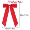 2PCS Red Bows for Hair, Hair Bow Red Bow Long