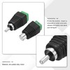 sourcing map 20Pcs RCA Cable Solderless Adapter, Audio/Video Speaker Wire