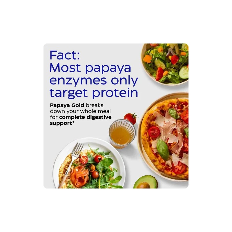 Enzymedica Papaya Gold Enzymas Avanzadas De Papaya 120 Tabs Papaya