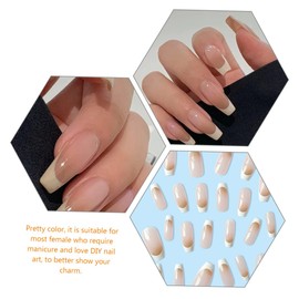 FOMIYES 72pcs Women's Press on Nails Fake Fingernails Fashionable Nail Tips for Diy Salon Use