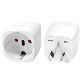 Adapter Australia, Travel Adapter Australia, Adapter Australia Germany Plug, Travel Adapter China, Adapter China Germany Plug, Type I Travel Plug for Australia China, Argentina, New Zealand