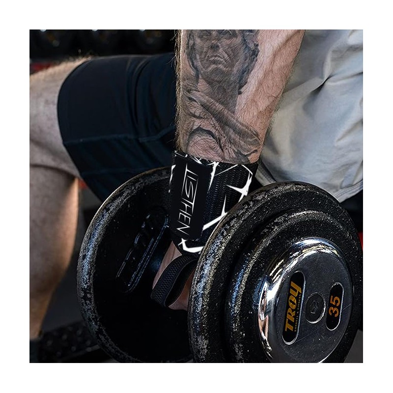 LISTHEN Gym Wrist Wraps for Weightlifting, Elastic Wrist Wraps with