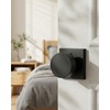 Haidms Matte Black Door Knobs Interior Privacy, Heavy Duty Square