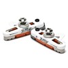 AWE® White Cassette Road Brake Blocks Grey/Orange/White 55mm