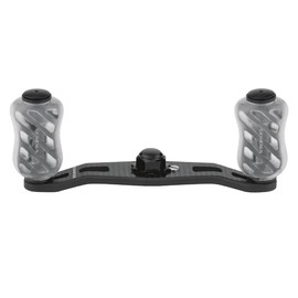 Gomexas FH95/85 Reel Handle Daiwa Shimano Bait Reel, Carbon Double Handle, Tattooer, Tease Alphas, Dual Axle Reel, Replacement, 3.7 inches (95 mm), 3.3 inches (85 mm) with Knob, Bass Fishing