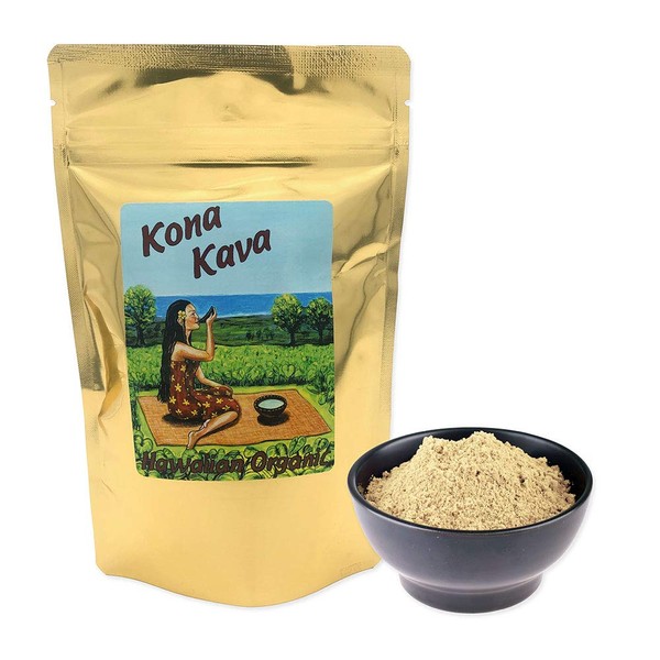 Kona Kava Farm Instant 9% Kavalactone Powder Mix, Supplement Drink, Banana/Vanilla Flavor, 1 (8 oz) Pouch