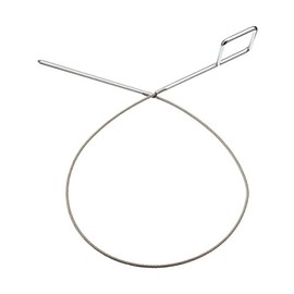 KitchenCraft KCSKEWERFLEX Flexible Stainless Steel 73 cm Kebab Skewer, Silver