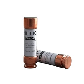 Fusible de retardo de tiempo de 250 Vac/150 V CC 60 A, fusible de cartucho RK5, clase R, Fusetron de doble elemento de retardo de tiempo Clase de limitación de corriente con certificación UL