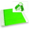 Neon Green Dup # -Wristco 3/4 Tyvek Wristbands - 500