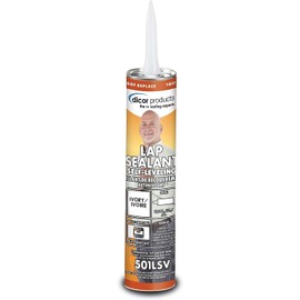 Dicor 501LSV-1, Lap Sealant Self-Leveling, Roof Repair Paste, Ivory, 10.3 Ounce Tube (1)