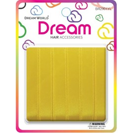 Dream World Hair Ribbons Yellow 6 Piece Pack