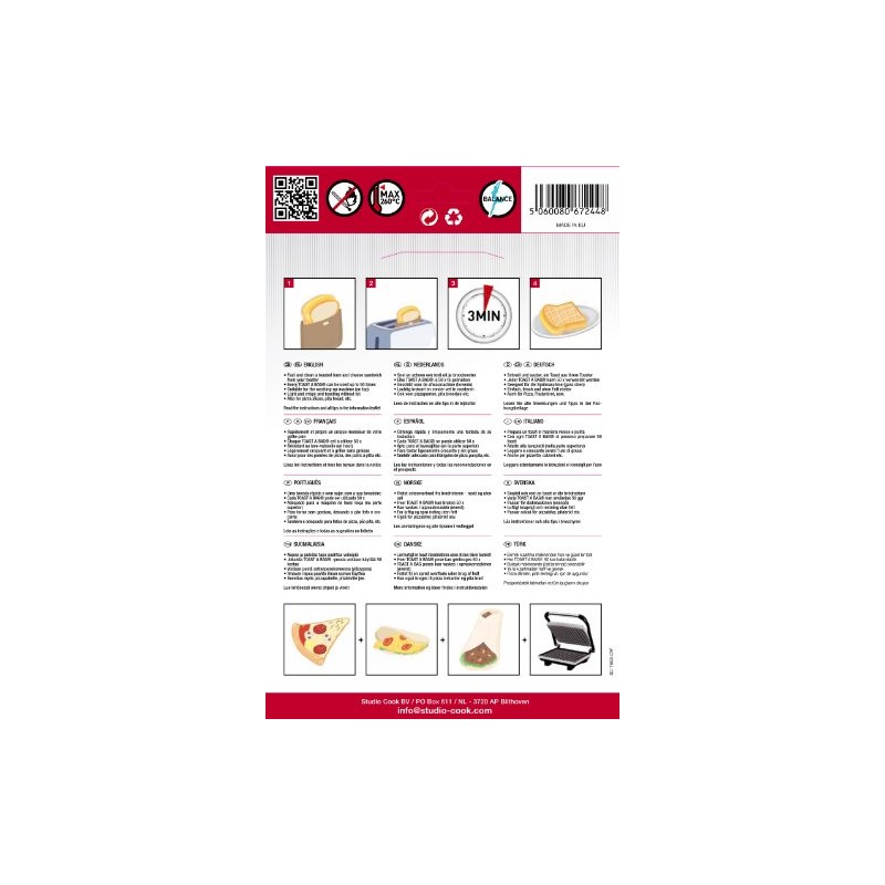 9 x Toast (Buetel) Met Je 3 Packs Bags Are
