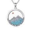 Dorunmo Mustard Seed Necklace 925 Sterling Silver Mustard Seed Mountain